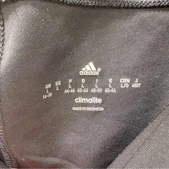 🔥2/$40🔥 Adidas Climalite Black Legging Track Pants | Running, Workout, Training - Picture 8 of 8